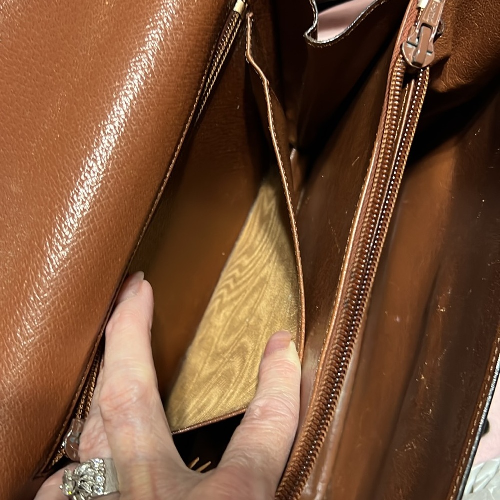 - TRADE Vintage Louis Vuitton Brown Monogram Shoulder Bag Dauphine PM - Picture 6 of 10